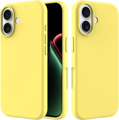 Produktbild von iPhone 17 Hülle - Coverup Liquid Colour Back Cover - Sand Yellow