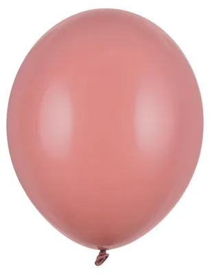 Produktbild von 10 Stk. Luftballon Ø30cm "Uni Pastell" | Wildrosa