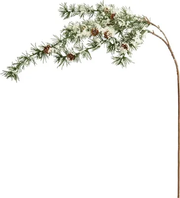 Produktbild von Kieferzweig Kunstzweig Dekozweige Kunstblume Bastelmaterial grün 121 cm