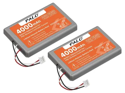Zdjęcie produktu dla Akumulatory zamienne, pojemność 4000 mAh, kompatybilne z DualSense, 2 sztuki