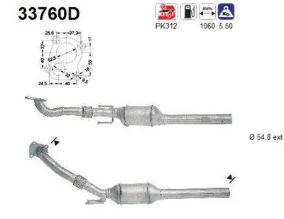 Zdjęcie produktu dla Katalizator Vw 1,9Tdi