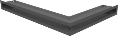 Obrázok produktu pre Venter kryt Luft roh vľavo 60x40x6 grafit tenký