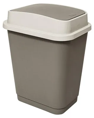 Produktbild von Mülleimer mit Deckel aus Kunststoff, 25 l
