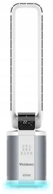 Immagine prodotto di Ventilatore da pavimento senza pale con umidificatore WEBBER WB1820, bianco, SILENZIOSO
