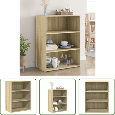 Produktbild von The Living Store Sideboard Sonoma-Eiche 70x41x93 cm Holzwerkstoff