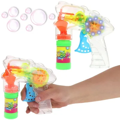 Immagine prodotto di Pistola per bolle di sapone - Macchina per bolle di sapone grandi - trasparente