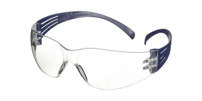 Produktbild von 3M™ SecureFit™ 100 Schutzbrille, blaue Bügel, Antikratz-Beschichtung, transparente Scheibe, SF101AS-BLU-EU, 20 pro Packung