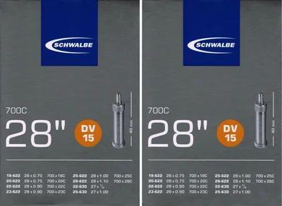 Produktbild von Schwalbe Schlauch DV 15 27/28x0.75-1.10 18/28-622/630 DV40mm