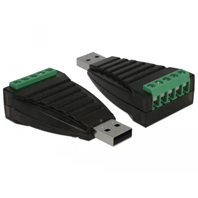 Produktbild von DeLOCK 87738, 921,6 Mbit/s, Schwarz, Kunststoff, Kabelgebunden, 33 mm, 62 mm