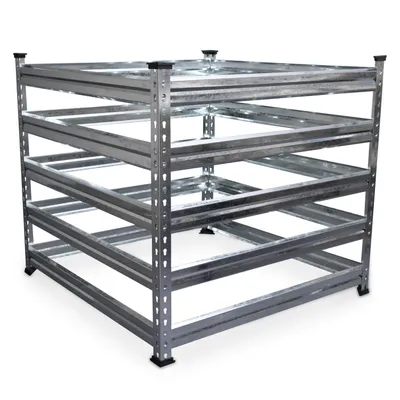 Produktbild von Bituxx Komposter Garten Wetterfest Kompostierer Kompostbehälter Metall 100 x 100 cm MS-19426