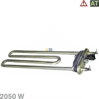Produktbild von Europart Heizelement wie 481225928823 2050W 230V mit Fühler für Waschmaschine Edelstahlbottich