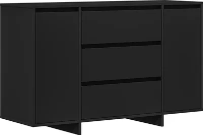Produktbild von Möbel Sideboard Schwarz 120x41x75 cm Holzwerkstoff - Kommoden 3333907