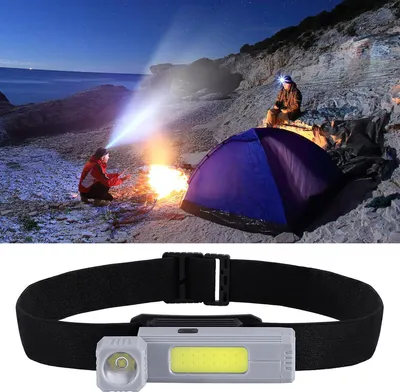 Produktbild von LED Scheinwerfer USB Magnetic Scheinwerfer Fackel Arbeitslicht Bar Head Band Taschenlampe