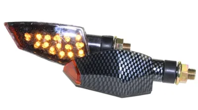 Immagine prodotto di Indicatori di direzione a LED per moto JU100 color carbonio