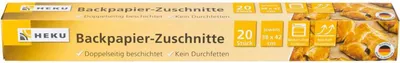Produktbild von 24x Backpapier Zuschnitte 20er Ofen Folie Antihaft Airfryer Heißluftfritteuse