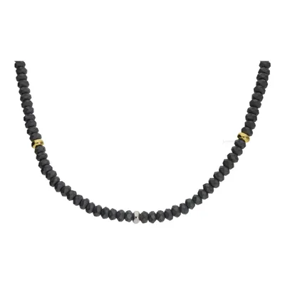 Produktbild von Mabina Herren Halskette 925 Silber 553641 Gelbgold plattiert 50 cm
