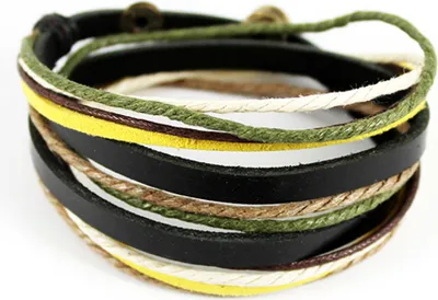 Image de axy bracelet en cuir bracelet enrouleur bracelet en cuir véritable pour hommes femmes hommes garçons bijoux de bras