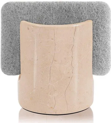 Produktbild von Handgefertigter Marmorschwammerhalter 3,5" für Küchen