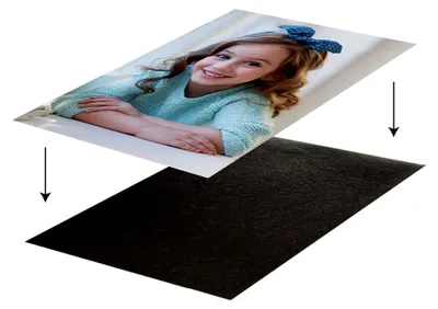 Produktbild von Selbstklebende Magnete, 12,7 x 17,8 cm, 100 Stück