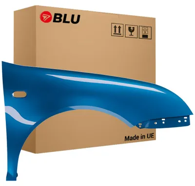 Obrázek produktu pro BLU Blatník náhrada pro Volkswagen Bora 1J1 1J6 LA5M Pravý Modrý MercatoBlau | 1998-2005 | Přední | Lakovaný | Připravený k montáži, Obrázek vytvořený pomocí AI