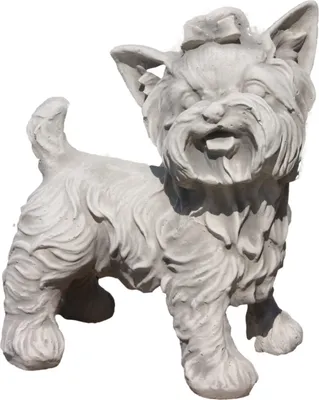 Produktbild von Yorkshire Schleife für den Garten aus Steinguss, Frostfest Witterungsbeständig und Neu, 26cm Höhe, 12 Breite, 23cm Tiefe, ca 5kg