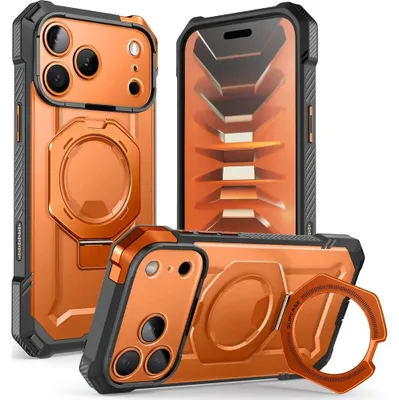 Obrázok produktu pre Puzdro na telefón iPhone 18 Pro / 17 Pro, značka Supcase, model UB Grip Mag s technológiou MagSafe, farba: sivá, priehľadná, oranžová