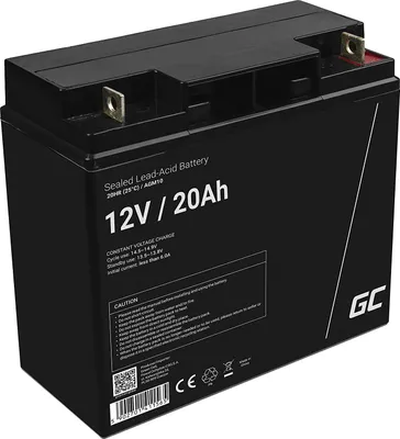 Produktbild von Green Cell® AGM 12V 20Ah Akku VRLA Blei-Batterie Bleiakku Ersatzakku Gelakku Akkubatterie Zyklenfest Unbemann Caravan | Photovoltaik | Rollstuhl | Solarspeicher| Solarbatterie | Solarpanel | Wohnwagen