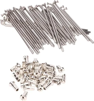 Obrázok produktu pre Sada lúčov z nehrdzavejúcej ocele Germany 143,5 mm s niplom M3,5 pre 16 palcov pre Simson S50, S51, S53, S83, Schwalbe, Sperber, Habicht