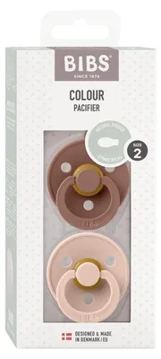 Productafbeelding van Bibs Fopspeen symmetrisch maat 2 bl ush/woodchuck (2 stuks)