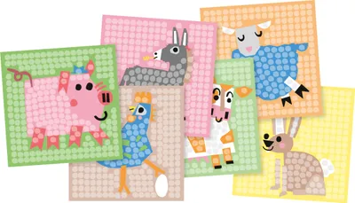 Produktbild von PlayMais Kartenset Mosaic Farm