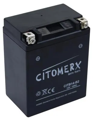 Immagine prodotto di Batteria al gel CIT YB14-B2, 12 V 14 Ah, terminale positivo a sinistra, DIN 51414