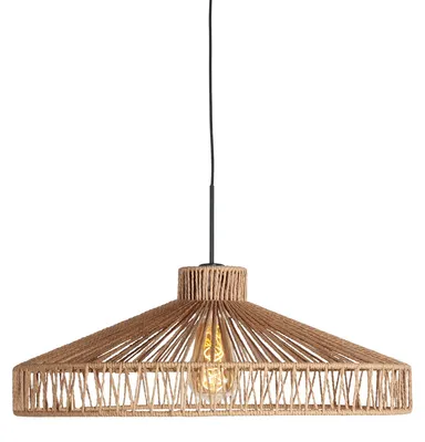 Image de Suspension - naturel - Sparkled Light - métal corde - Ø 50cm - E27 - 4482ZW - Steinhauer