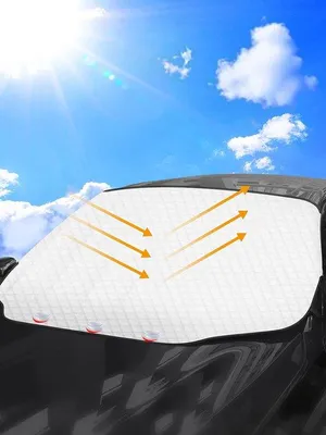 Produktbild von Sonnenschutz für Auto, 193x126cm, UV-Schutz, Sommer, Schnee, Eis