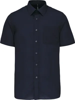 Produktbild von Kariban Popeline Kurzarmhemd Baumwollpolyester pflegeleicht für Herren