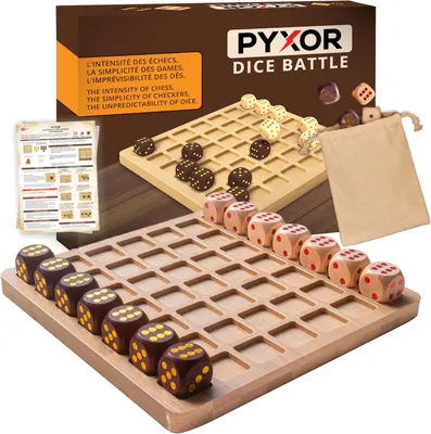 Produktbild von Brettspiel 23 x 23 x 1,5 cm, Holz, für Familien
