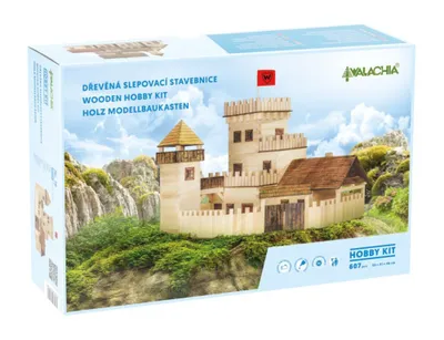 Obrázek produktu pro Walachia Dřevěná slepovací stavebnice Hrad