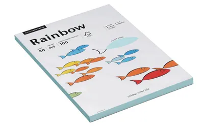 Produktbild von Rainbow Kopierpapier COLOURED PAPER hellblau A4 80 g/qm