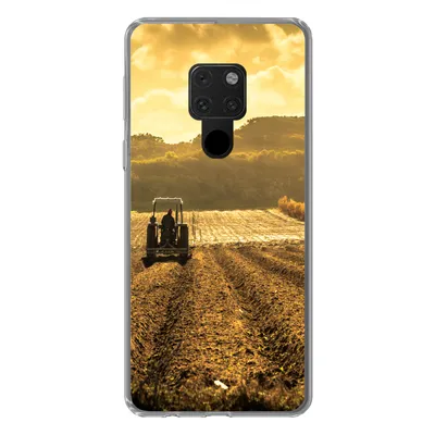 Produktbild von MuchoWow® Handyhülle Schutzhülle Hülle für Huawei P40 Lite Traktor - Bauernhof - Berg Silikon Softcase Handy Hülle - Handy