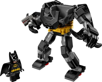 Produktbild von LEGO DC Batman: Batman Mech, Superhelden-Spielzeug, bewegliche Action-Figur zum Sammeln, Set mit Mech und Minifigur, Geschenk für kreative Jungen und Mädchen ab 6 Jahren 76270