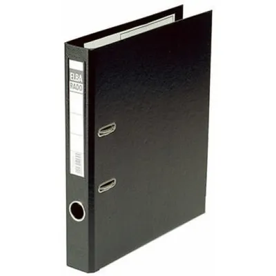 Image de Elba 100022624 Classeur rado plast PVC/PVC - A4, 50 mm, noir