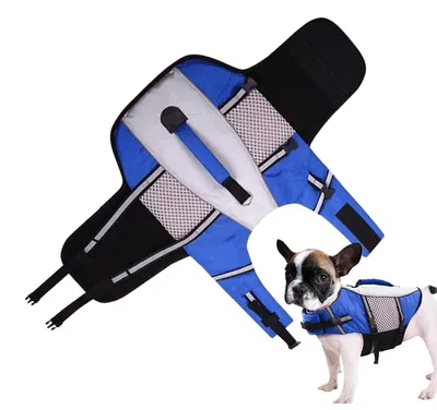 Image de Gilet de sauvetage pour chiens avec sangles réglables