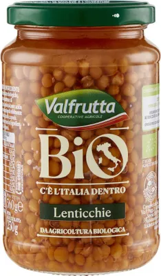 Zdjęcie produktu dla Włoska soczewica organiczna 360g - Valfrutta