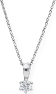 Produktbild von JuwelmaLux Anhänger 333 Weißgold mit Zirkonia JL39-02-0058
