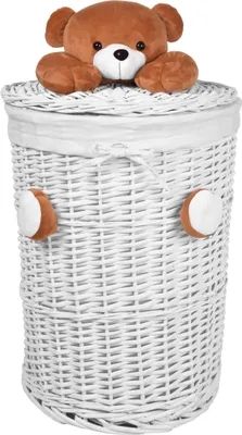 Obrázok produktu pre Prútený kôš na bielizeň Teddy Bear 75L