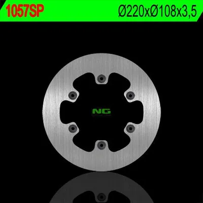 Productafbeelding van NG GAS 80/515 Remschijf achter, modeljaren '94-'11 (220x108x3,5)