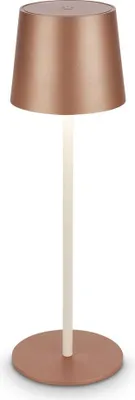 Produktbild von Akku Tischlampe LED USB Aufladbar Kabellos Lampe IP44 Dimmbar Touch 33cm Coffee