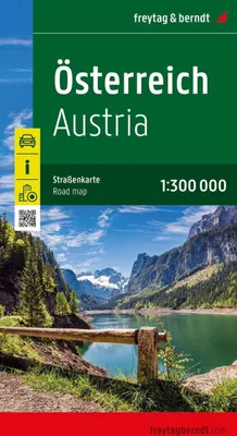Immagine prodotto di Austria, carta stradale 1:300.000, freytag & berndt