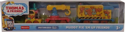Image de Fisher-Price Tom and Friends Muddy Repairing Friends Train Cars HHN43 HFX97 p9 MATTEL