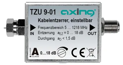 Image de Axing TZU 9-01 : Démodulateur de câbles, fréquence 5-1218 MHz