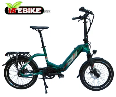 Produktbild von 20 Zoll ECOFOLD BFM210 E-bike 3-Gang Automatik Carbon-Riemen BaFang Mittelmotor 250W 562 Wh Faltrad Klapprad grün